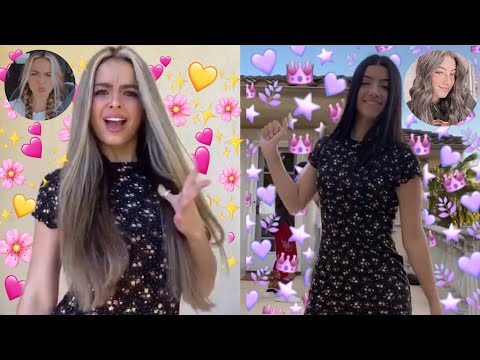 Charli D’amelio and Addison Rae wearing the same clothes compilation🤭💞