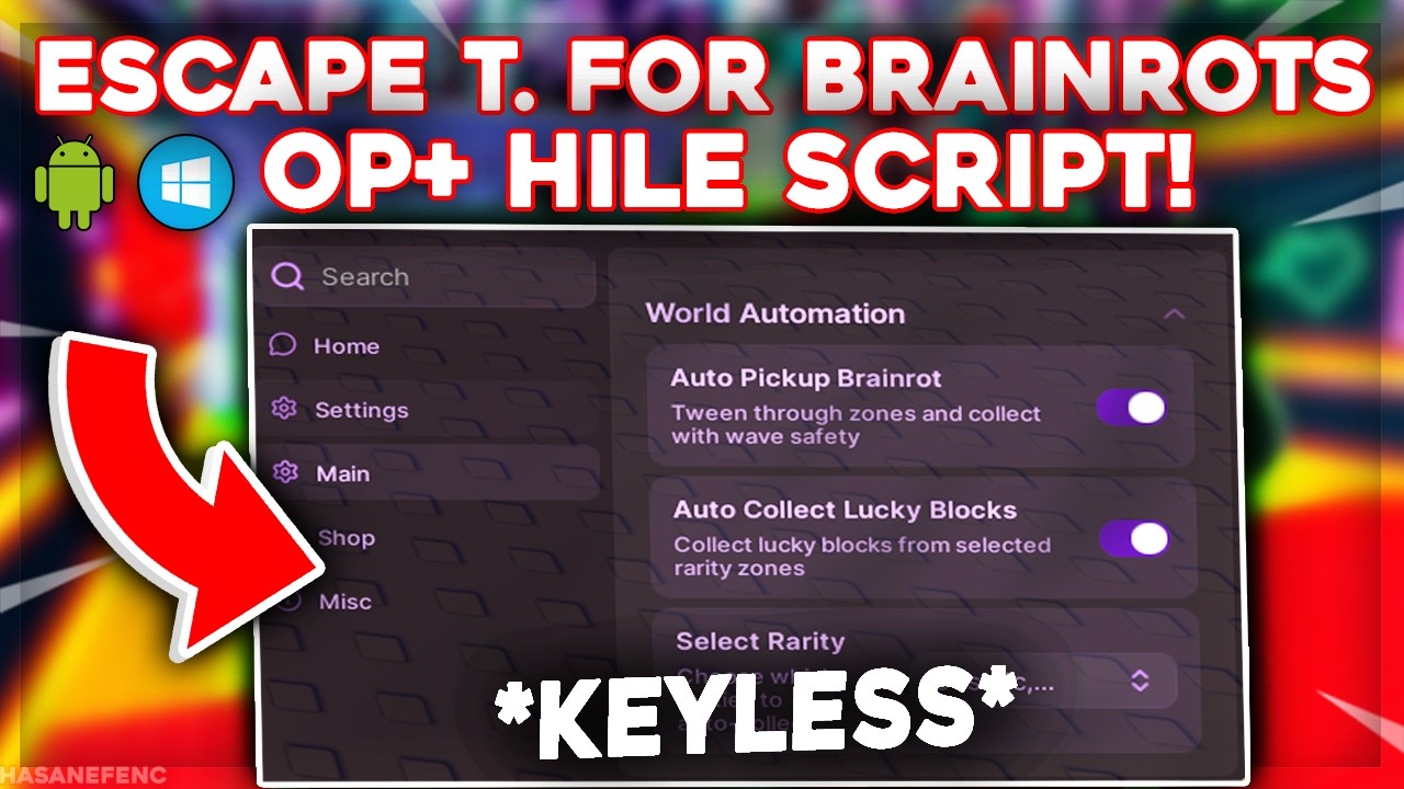 BEST Escape Tsunami For Brainrots Script | God Mod, Autofarm, Teleport & MORE - PC & Mobile