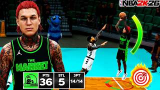 LEGEND LOCK BUILD DOESNT MISS in $2500 COMP PRO AM PLAYOFFS on NBA 2K26