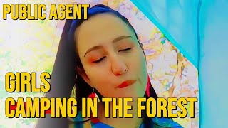 Public Agent Beautiful girl camping in the forest with her boyfriend