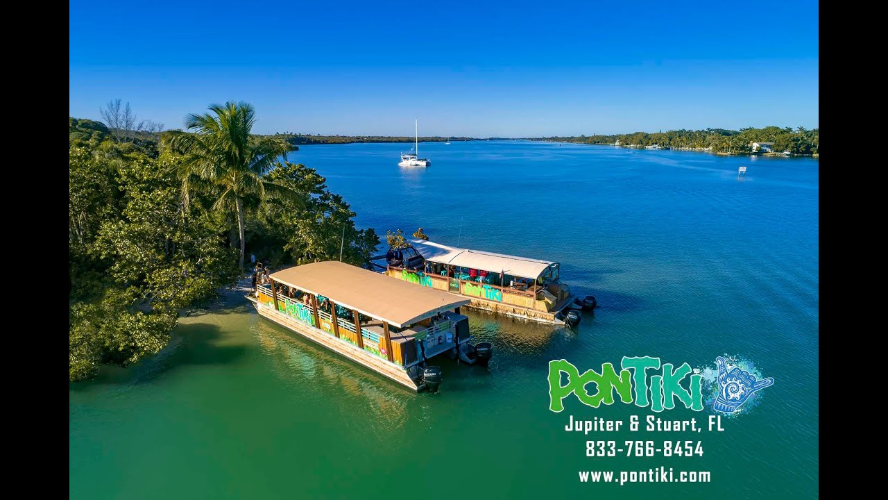 Pontiki Pontiki Party Boat Cruises in Stuart & Jupiter Florida - YouTube