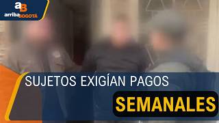 Capturan extorsionistas en Bogotá que amenazaban con desmembrar a sus víctimas | CityTv