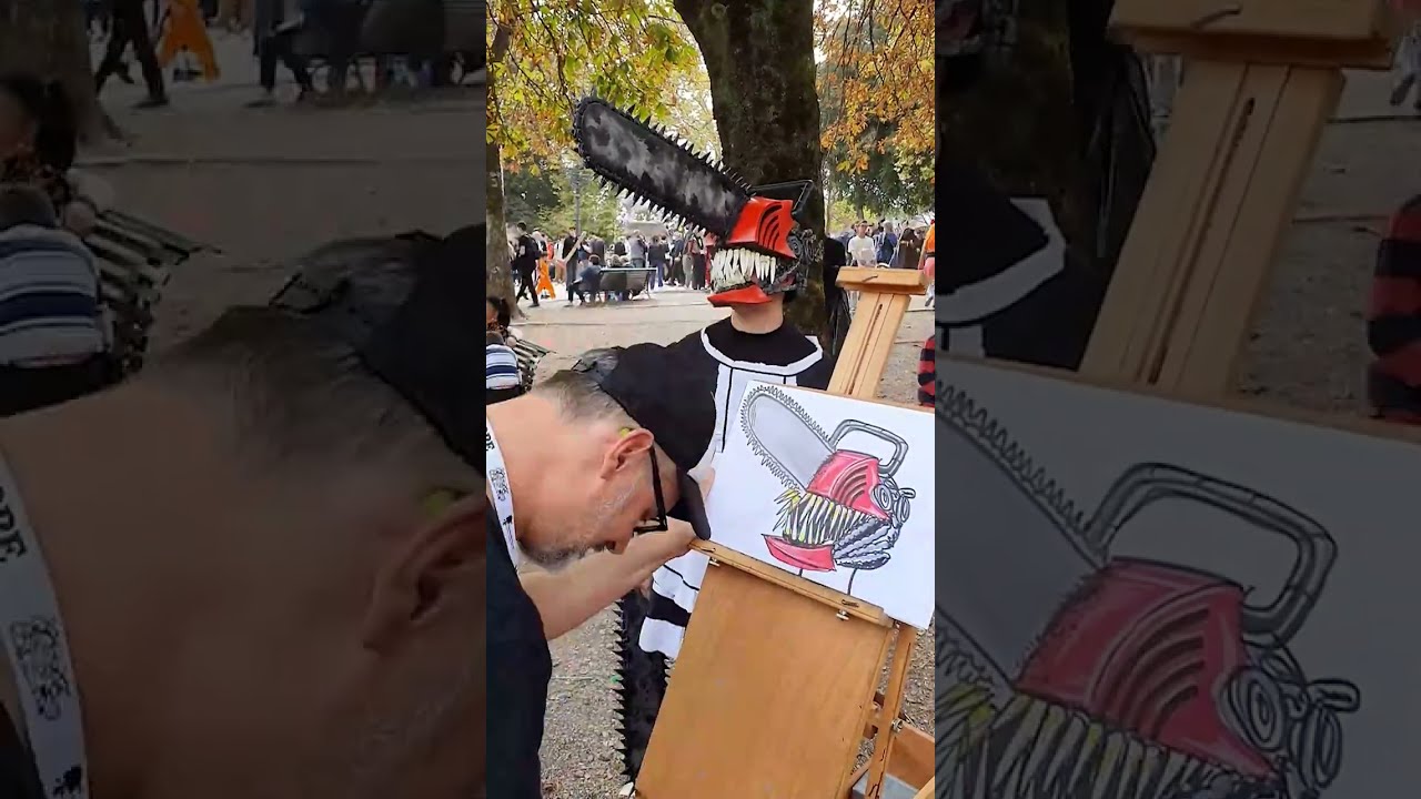 OMG this is the strangest caricature in the world, don't you think it is?