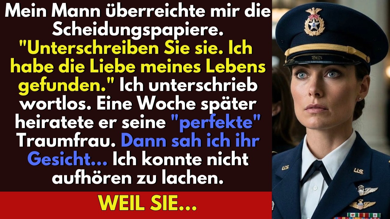 Mein Ex-Mann hat nicht einmal gewartet, bis die Tinte auf unseren Scheidungspapieren trocken war. Genau sieben Tage nachdem er mich verließ, stand er mit seiner "Traumfrau" vor dem Altar und...