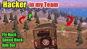 Pubg Mobile Hacker in my Team | Speed Hack,  Wall Hack,  Jump Hack | Don