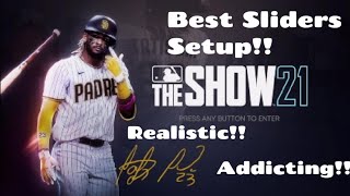 MLB The Show 21 Best Sliders Setup