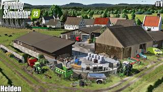 NEW CAREER START! Exploring the Farm &amp; Equipment | FS25 | Helden | 1