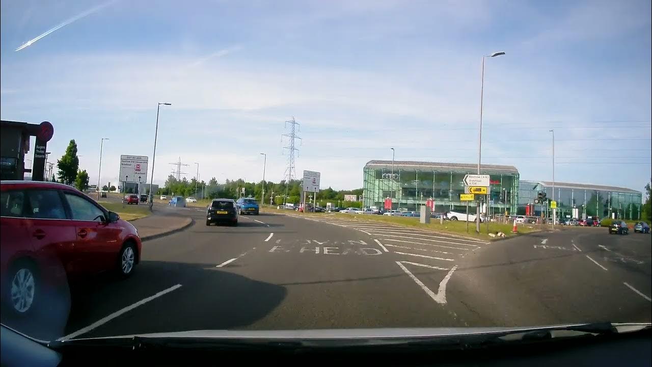 Hillington to Shieldhall via Braehead Roundabouts Glasgow YouTube