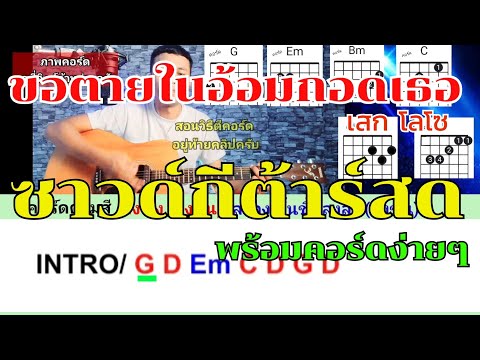 ขอตายในอ้อมกอดเธอ - เสก โลโซ (ซาวด์กีต้าร์สด ตัดเสียงร้องพร้อมคอร์ดง่ายๆ)