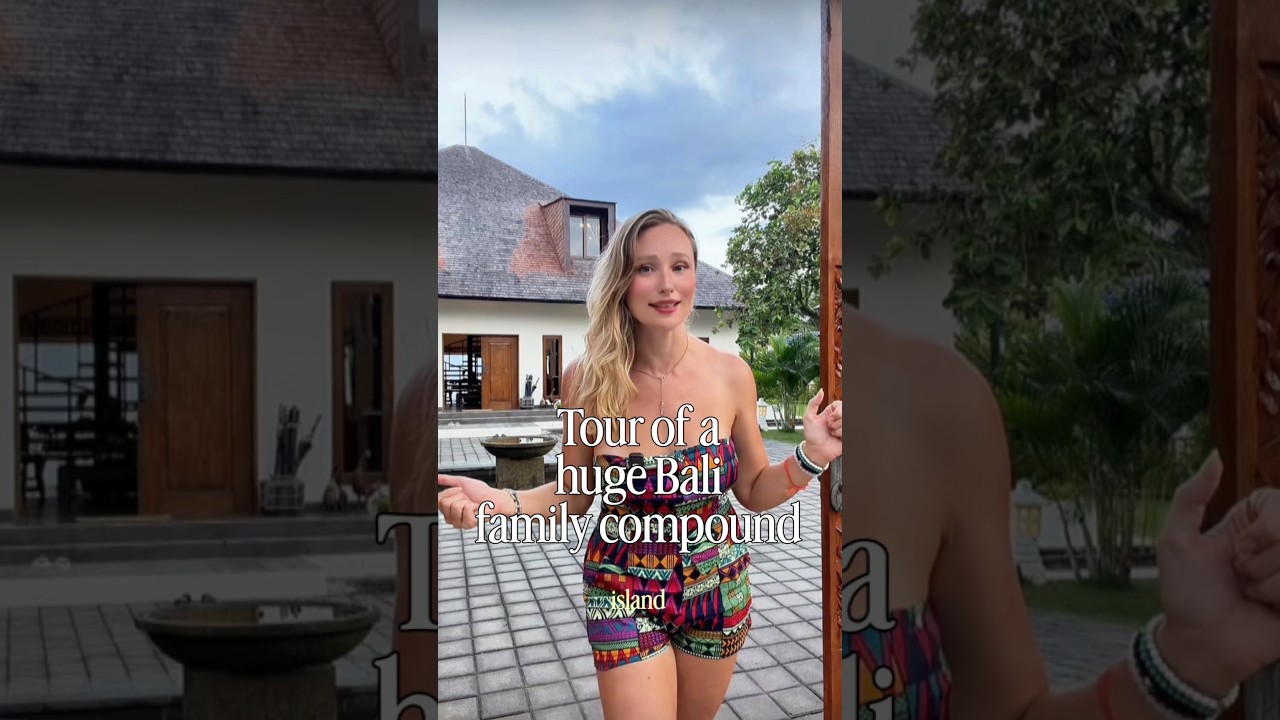 Tour of a huge Bali family compound