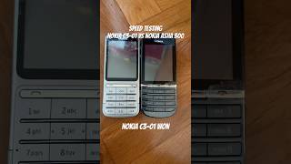 Speed Testing Nokia C301 Vs Nokia Asha 300 oldphones smartphone oldtechnology nostalgia tech