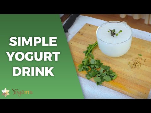 Delicious & Healthy Yogurt Drink Recipe! - Ayurveda Cooking