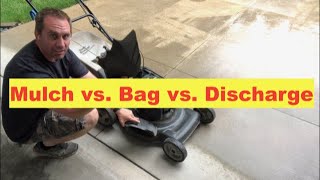 Deep Dive: Mulching vs Side Discharge vs Bagging