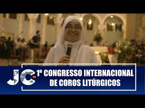 Sister Elizabete speaks on the importance of the 1st International Congress of Liturgical Choirs ...