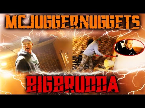 Psycho Dad Demolishes Basement BOTH ANGLES