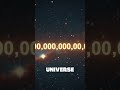 How Many Stars vs Grains of Sand? The Mind-Blowing Scale of the Universe! #spacefacts #universe