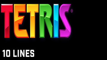 10 Lines • Speedrun 44.270 • Tetris
