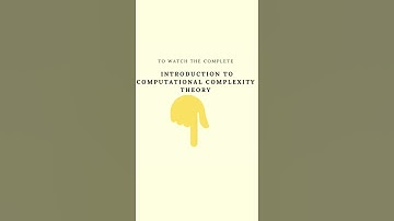 Introduction to Computational Complexity (P, NP, NP-hard, NP-complete, P vs NP) #Shorts