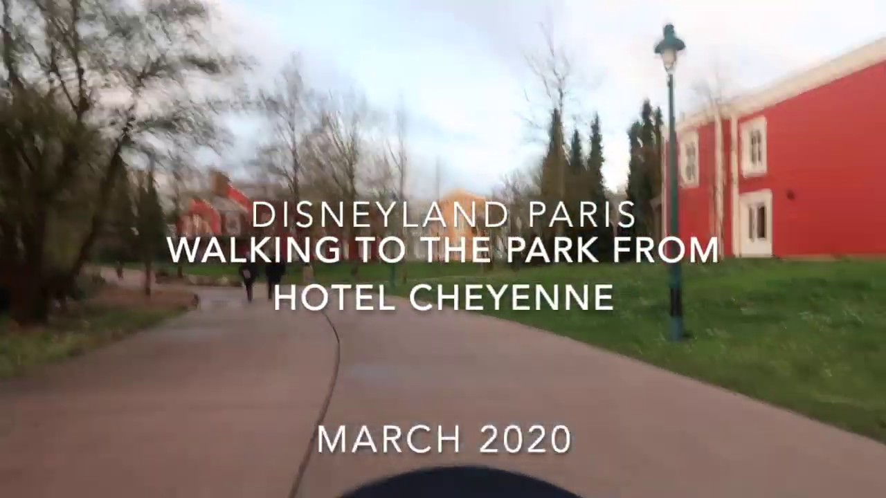 DISNEYLAND PARIS | WALKING TO PARK | HOTEL CHEYENNE