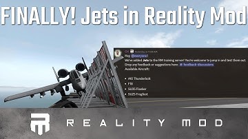 Finally! Fighter Jets Are in BF3 Reality Mod!