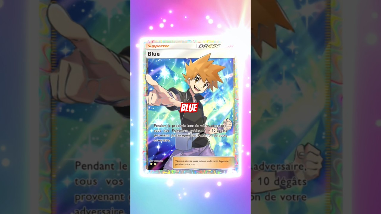 Pokémon tcg pocket blue full art foil 