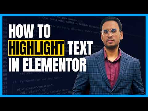 How to Highlight Text in Elementor WordPress
