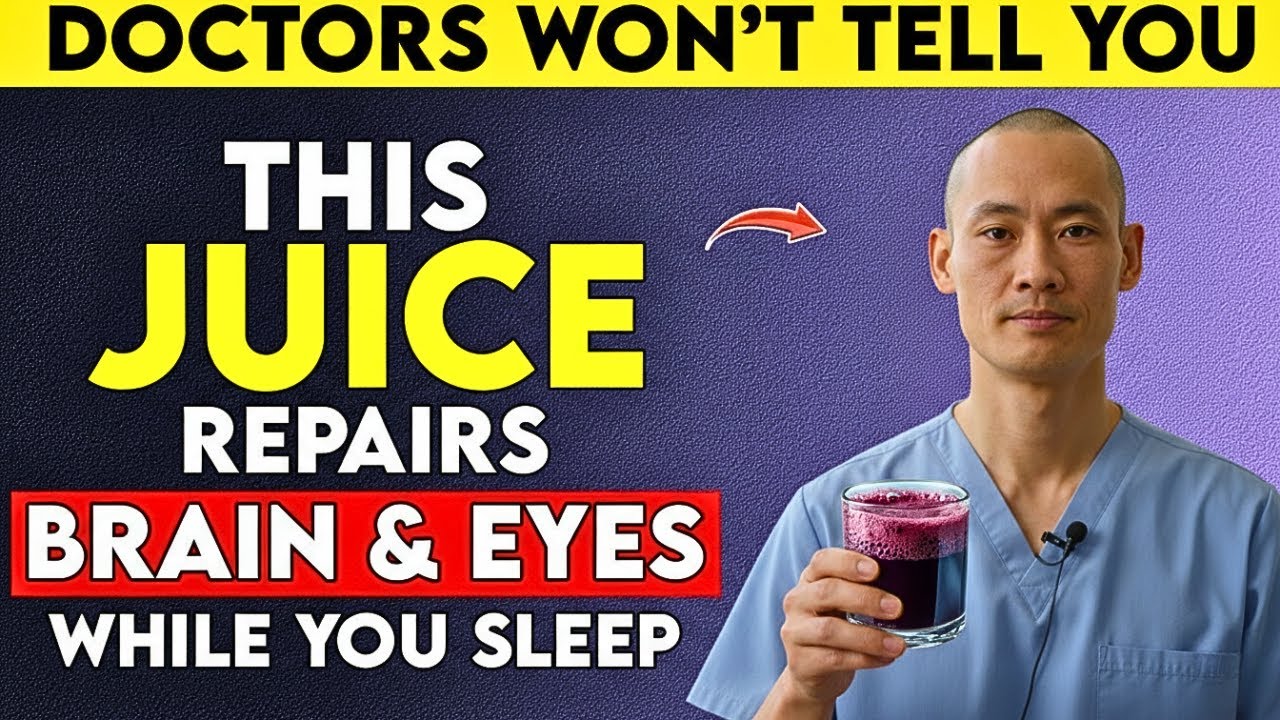 Seniors: Top 4 Juices to Restore Vision and Memory While You Sleep | Shi Heng Yi Health TIps