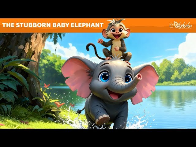 The Stubborn Baby Elephant 🐘 Bedtime Stories for Kids in English ...