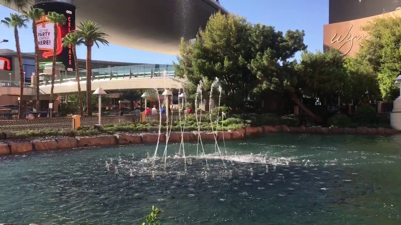 Wynn fountain show. Las Vegas 2017 YouTube