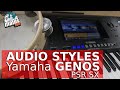 Crer des audio styles avec audio phraser sur votre yamaha genos et psrsx900