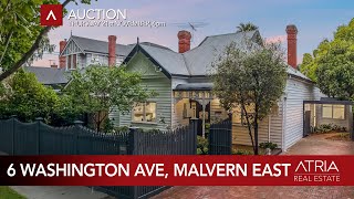 6 WASHINGTON AVENUE, MALVERN EAST | Atria Real Estate 6 WASHINGTON AVENUE, MALVERN EAST | Atria Real Estate