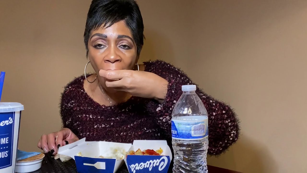 Culver's Mukbang | North Atlantic Cod Filet Sandwich Meal