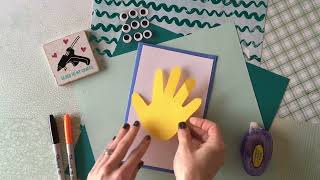 Chick Handprint Card - Keepsake Idea For Easter