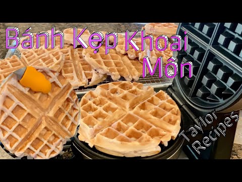 Video Cách Làm Bánh Kẹp Khoai Môn Giòn Dẻo Bùi Thơm Ngon -... - youtube