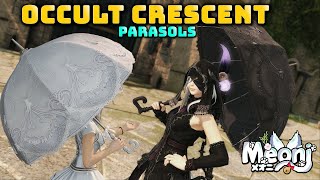 FFXIV: Black & White Laced Parasols! FFXIV: Black & White Laced Parasols!