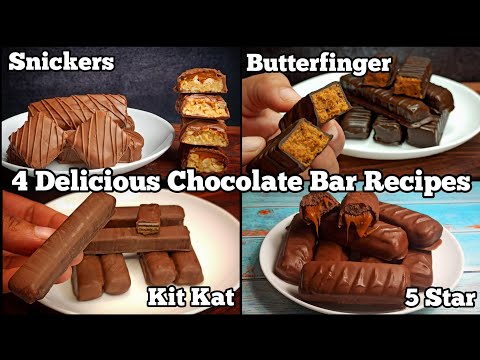 4 Easy Chocolate Bar Making at Home A Step-by-Step Tutorial !