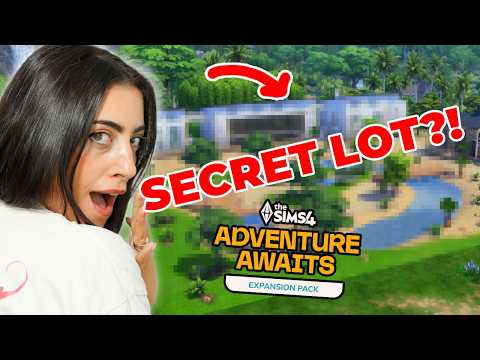 i built a SECRET spa getaway for the sims 4 | Adventure Awaits