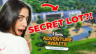 i built a SECRET spa getaway for the sims 4 | Adventure Awaits