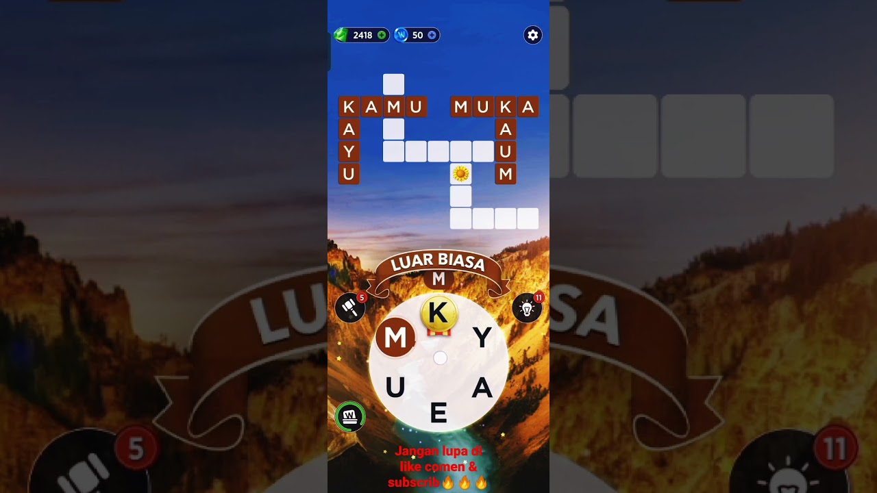 Jawaban wow (words of wonders) level 1000 