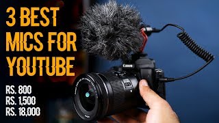 3 Best Microphones for YouTube Videos (Hindi)