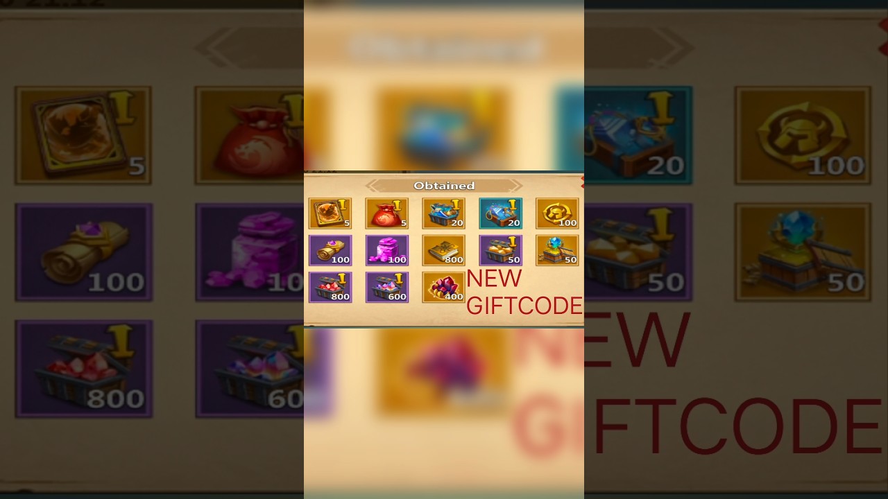 NEW GIFT CODE CASTLE CLASH