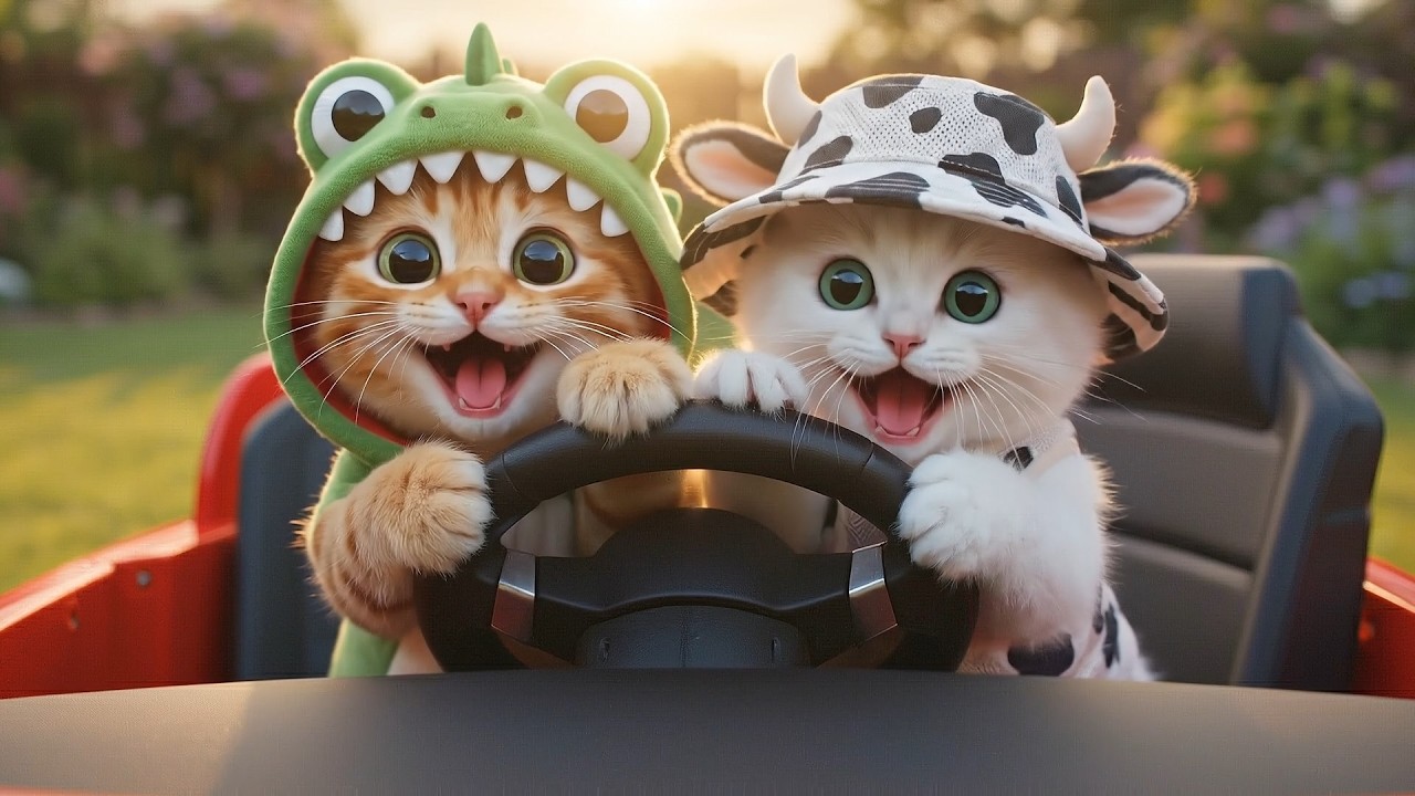 Cat Story | Ginger Kitten Having a Happy Day with Best Friend - Mama Cat's Kitten Journey