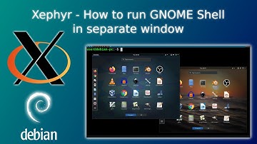 How to run GNOME Shell with Xephyr session in the separate window