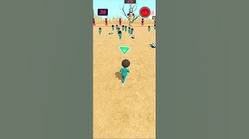 part 🚷💔😭 squid game 3D play k sniper challenge #squidgame #jondada #viral #shorts