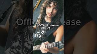 Enter Sandman Official Release Vs The Riff Tape