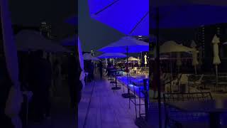 Toronto Night - Rooftop Patio at Lavelle #shorts #rooftopdining