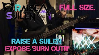 【BanG Dream!】RAISE A SUILEN - EXPOSE 'Burn out!!!' Full size. 弾いてみた