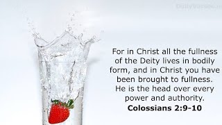 May 24: Masyado Ka Na Bang Komportable? - Incarnation - Colossians 2:9 - 365 Daily Devotions