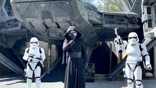 Kylo Ren at Star Wars Galaxy’s Edge - Disney’s Hollywood Studios Star Wars Escort To Kylo Ren 4 16 First Order Hollywood Studios Must Watch Ending