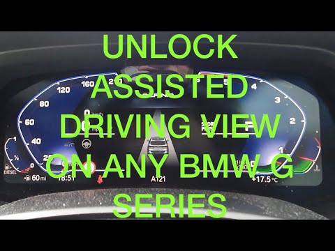 BMW UNLOCK ASSISTED DRIVING VIEW ON BMW X5 G05 AND ANY BMW G SERIES